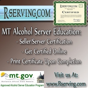 Montana Alcohol Server Certification. Montana Bartender license course online